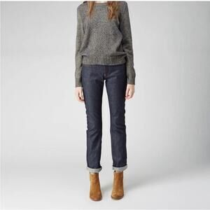 A.P.C. New Standard Jean Selvage Denim Brooklyn Dark Wash Button Fly Size 31